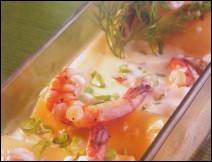 Lasaña con Camarones 