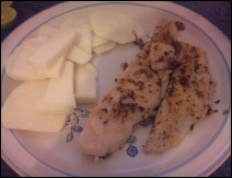 Pescado Asado con Jícama Receta Única para Cuaresma