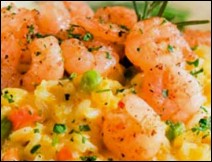 Risotto a la Mexicana con Camarones Receta para Cuaresma