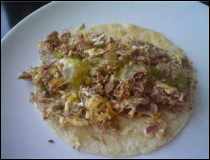 Tacos de Papa con Carne