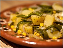 Tacos de Canasta de Papas con Poblano 