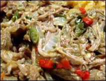 Tacos de Carne de Res Deshebrada y Pimiento 
