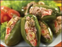 Tacos de Jalapeño Relleno de Atún 