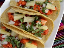 Tacos de Pescado al Estilo Pastor 