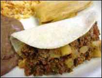 Tacos de Picadillo Verde