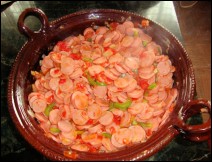 Tacos de Salchicha a La Mexicana