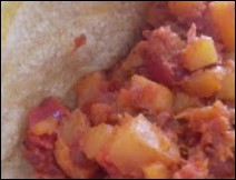 Tacos Dorados de Papa con Chorizo 
