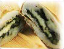 Tamal Chihuahuense de Espinacas 