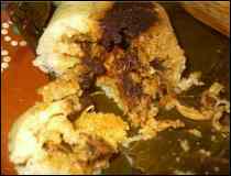 Tamales Coste&ntilde;os con Mole Negro - Receta Guerrerence