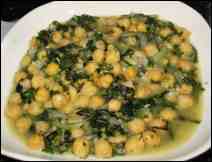 Acelgas con Garbanzo- Receta Tradicional Vegetariana