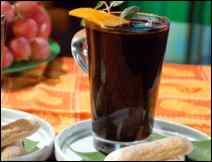 Coctel de Zapote Negro con Naranja- Bebida Exótica Refrescante 