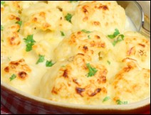 Coliflor con Queso Receta para Navidad