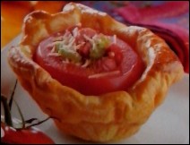 Jitomate en Hojaldre Receta para Navidad