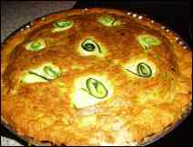 Pastel Salado de Calabacitas- Receta Vegetariana Mexicana 